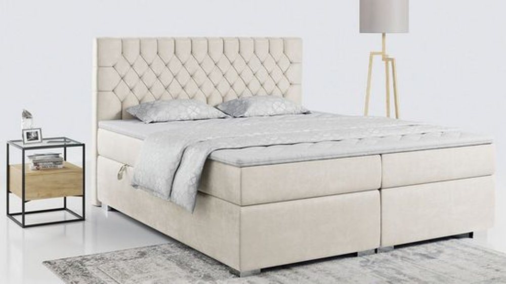DB-Möbel Boxspringbett RAMIRES-Doppelbett mit Multipocket-Matratze. DB-Möbel Boxspringbett RAMIRES-Doppelbett mit Multipocket-Matratze. von DB-Möbel