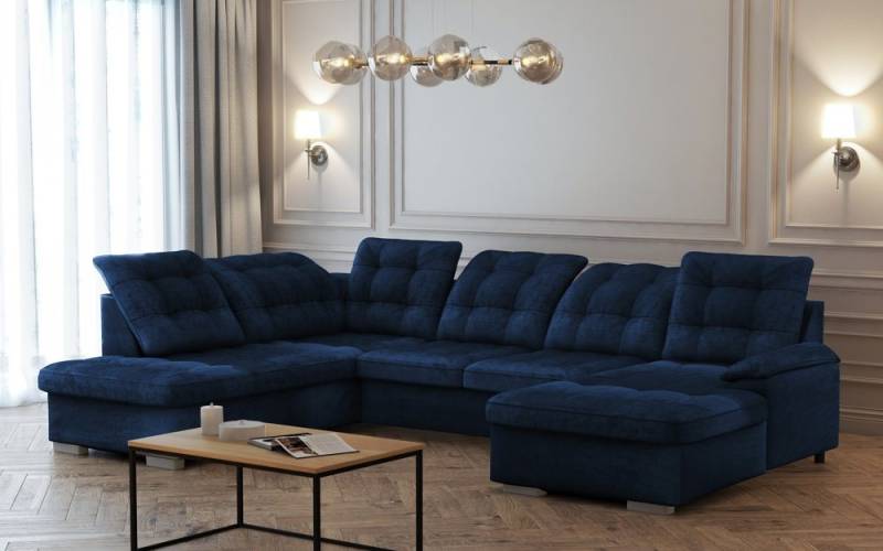 DB-Möbel Ecksofa "Bedloow" Schlafsofa in U-Form von DB-Möbel
