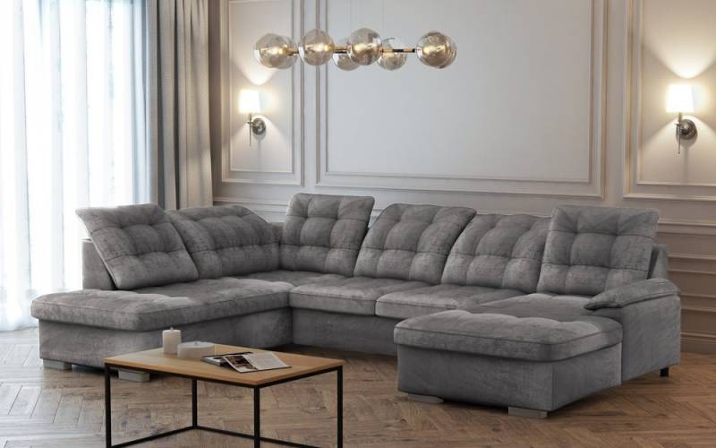 DB-Möbel Ecksofa "Bedloow" Schlafsofa in U-Form von DB-Möbel