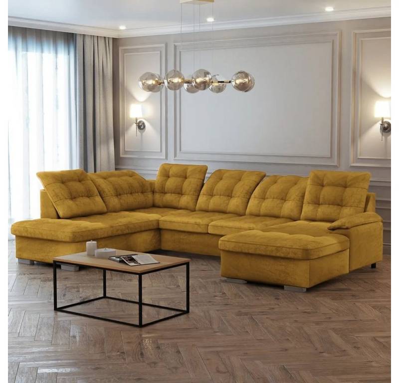 DB-Möbel Ecksofa "Bedloow" Schlafsofa in U-Form von DB-Möbel