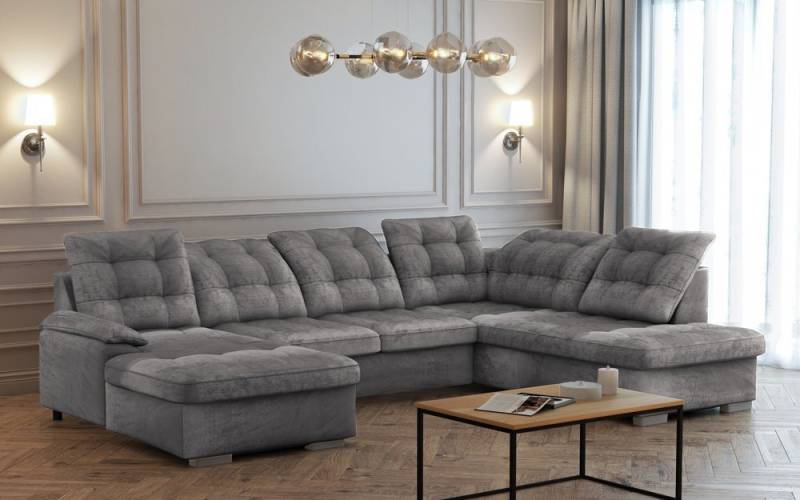 DB-Möbel Ecksofa "Bedloow" Schlafsofa in U-Form von DB-Möbel