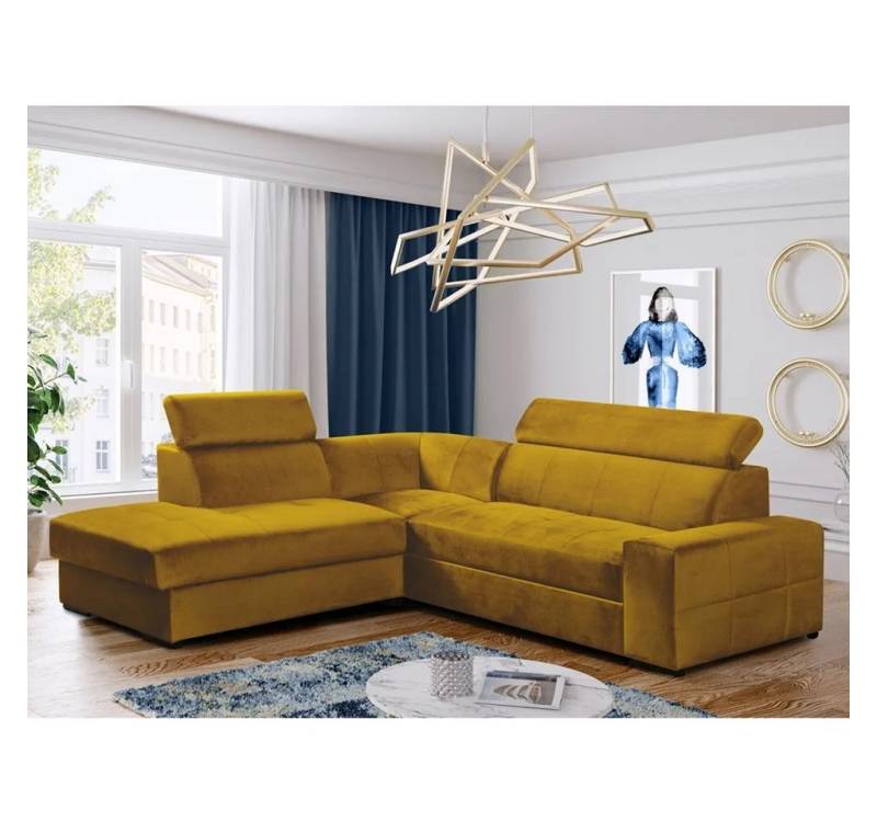 DB-Möbel Ecksofa "CLOUD" Wohnlandschaft mit wasserbeständigem Schlaffunktion. von DB-Möbel