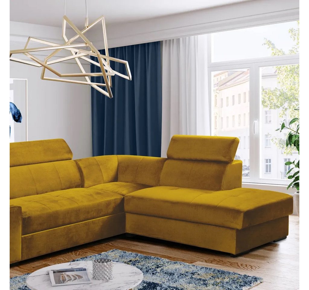 DB-Möbel Ecksofa CLOUD" Wohnlandschaft mit wasserbeständigem Schlaffunktion." von DB-Möbel