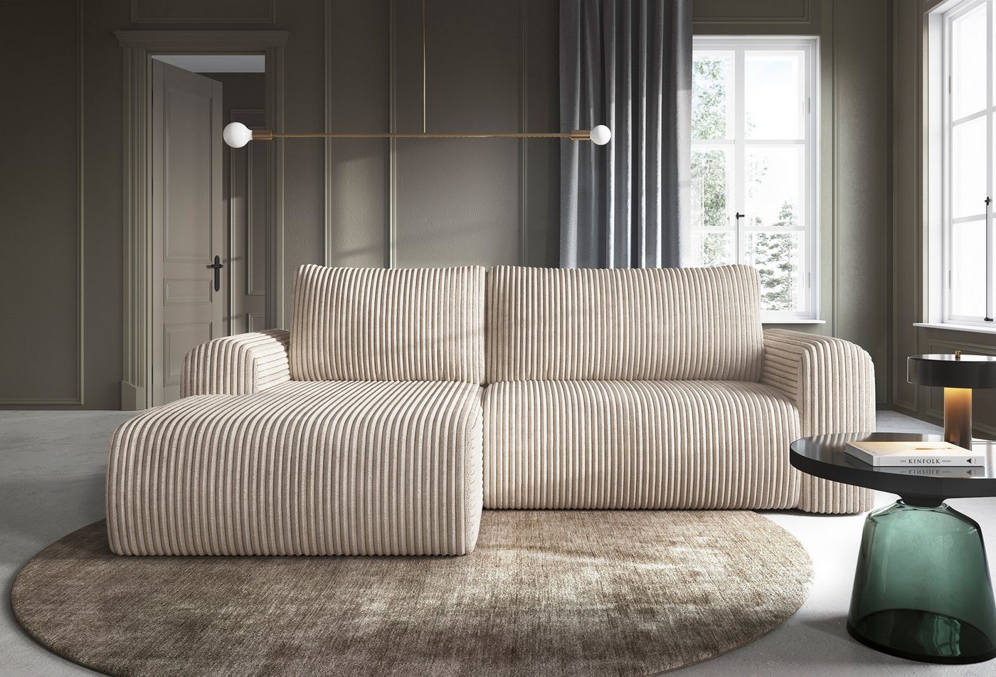 DB-Möbel Ecksofa "COCOLINI" in Plüschcord,Schlaffunktion,L-Form, Ecksofa vom Hersteller DB-Möbel Ecksofa "COCOLINI" in Plüschcord,Schlaffunktion,L-Form, Ecksofa vom Hersteller von DB-Möbel