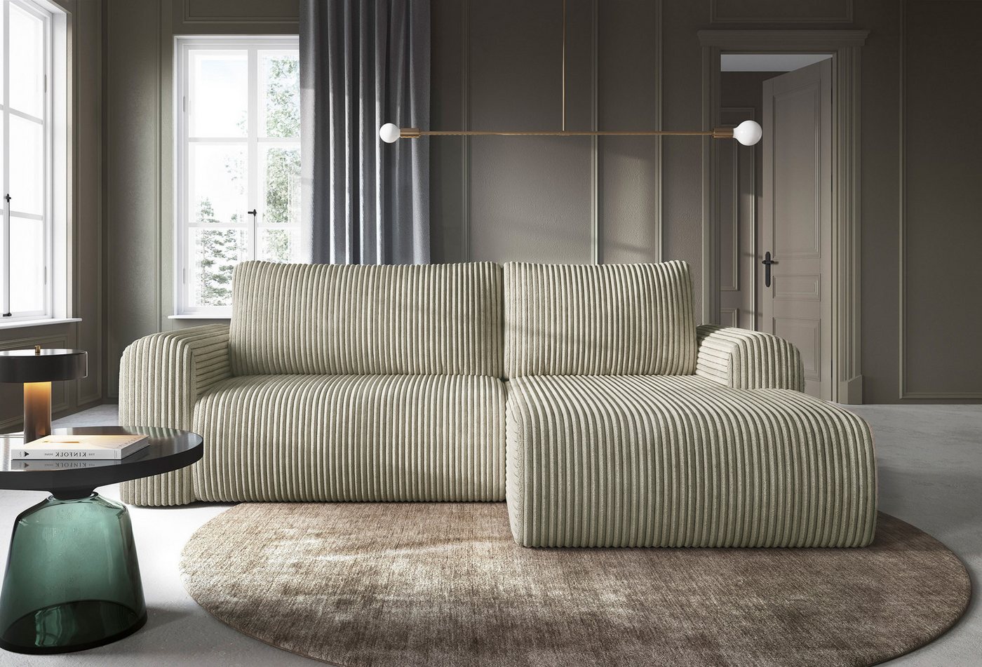 DB-Möbel Ecksofa "COCOLINI" in Plüschcord,Schlaffunktion,L-Form, Ecksofa vom Hersteller DB-Möbel Ecksofa "COCOLINI" in Plüschcord,Schlaffunktion,L-Form, Ecksofa vom Hersteller von DB-Möbel