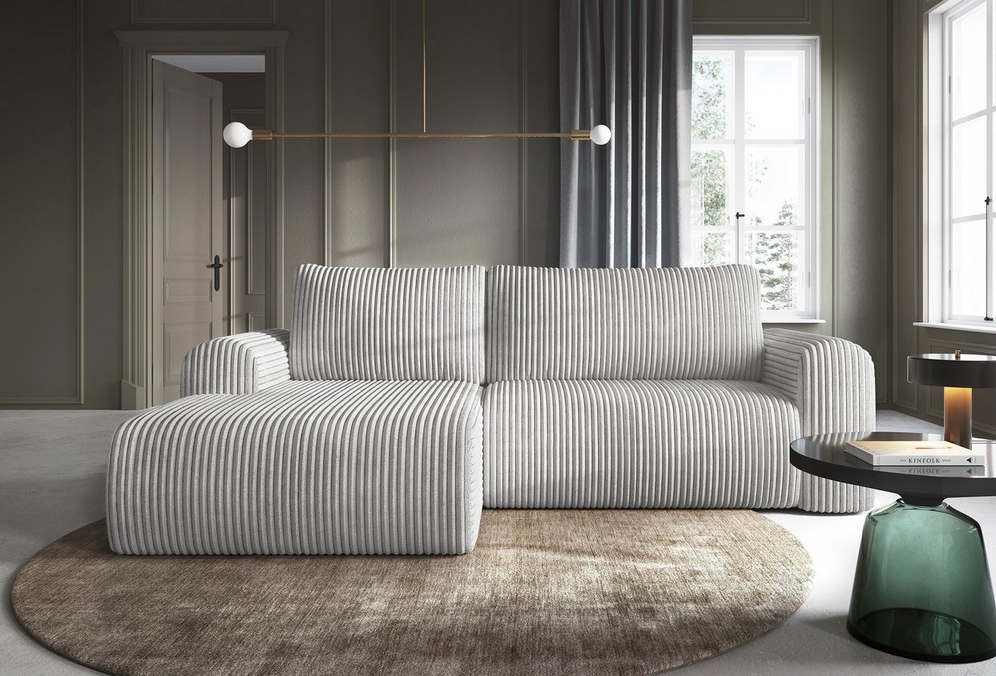 DB-Möbel Ecksofa "COCOLINI" in Plüschcord,Schlaffunktion,L-Form, Ecksofa vom Hersteller DB-Möbel Ecksofa "COCOLINI" in Plüschcord,Schlaffunktion,L-Form, Ecksofa vom Hersteller von DB-Möbel