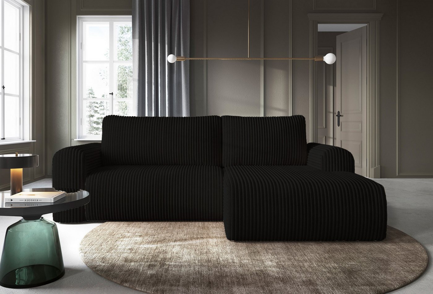 DB-Möbel Ecksofa "COCOLINI" in Plüschcord,Schlaffunktion,L-Form, Ecksofa vom Hersteller DB-Möbel Ecksofa "COCOLINI" in Plüschcord,Schlaffunktion,L-Form, Ecksofa vom Hersteller von DB-Möbel