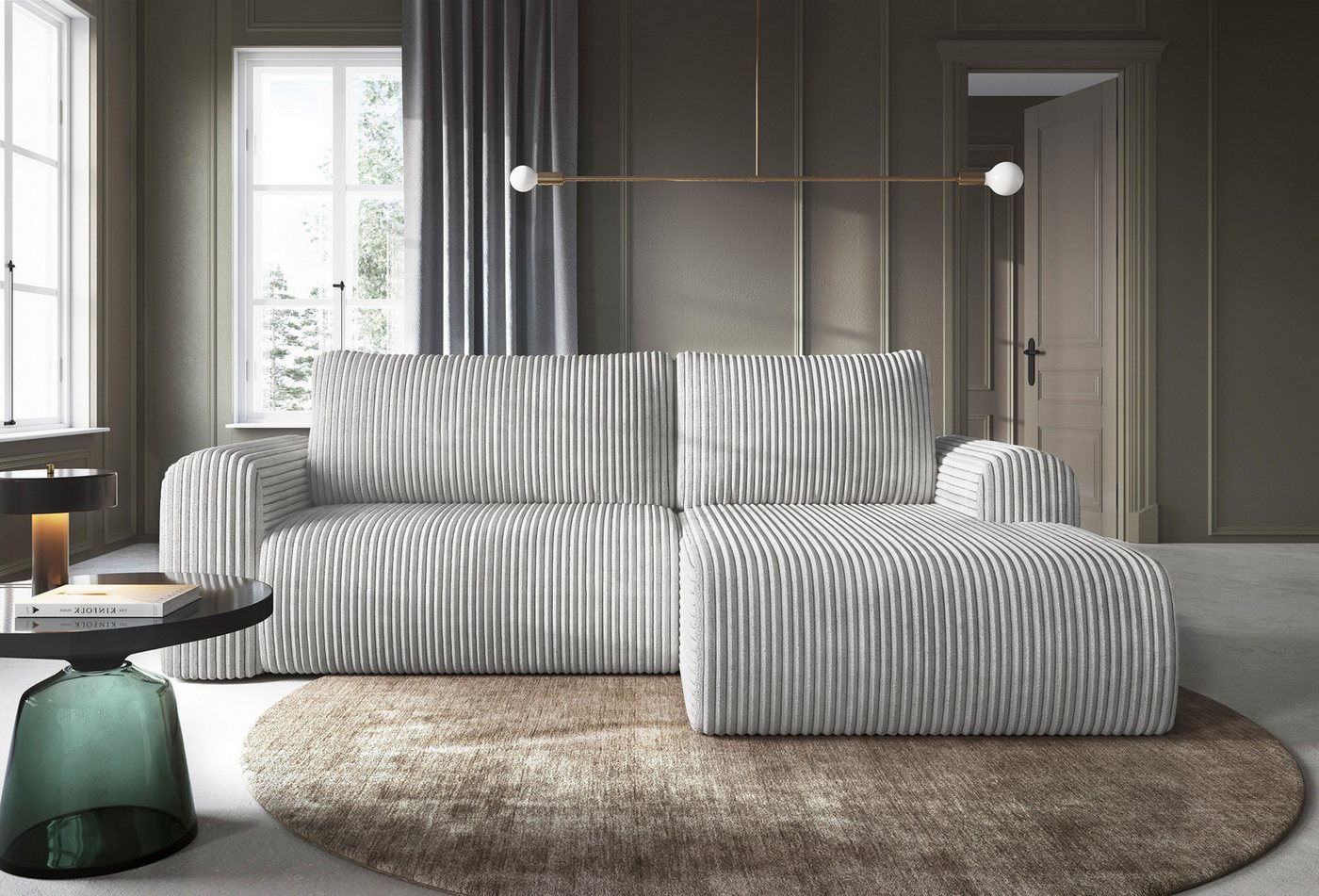 DB-Möbel Ecksofa "COCOLINI" in Plüschcord,Schlaffunktion,L-Form, Ecksofa vom Hersteller DB-Möbel Ecksofa "COCOLINI" in Plüschcord,Schlaffunktion,L-Form, Ecksofa vom Hersteller von DB-Möbel