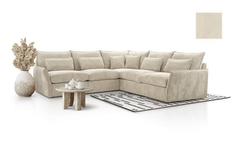 DB-Möbel Ecksofa "ELENORA" – modulares Ecksofa Möbel-vom Hersteller von DB-Möbel