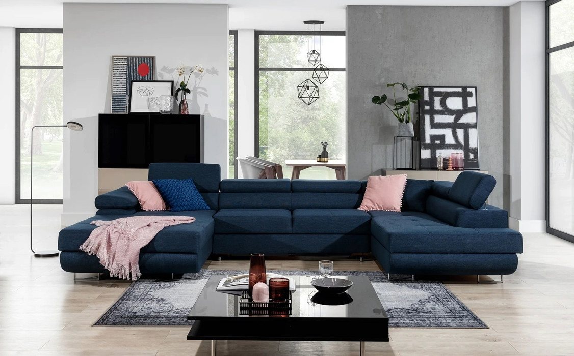 DB-Möbel Ecksofa "GIORGIO" U-Form mit Bettfunktion DB-Möbel Ecksofa "GIORGIO" U-Form mit Bettfunktion von DB-Möbel