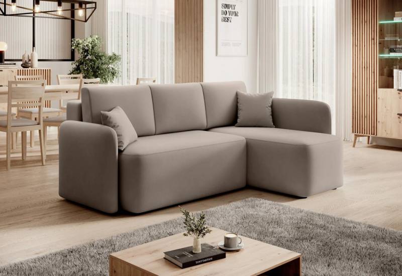DB-Möbel Ecksofa Hudson mit Schlaffunktion 206X150cm. Ecksofa vom Hersteller. von DB-Möbel