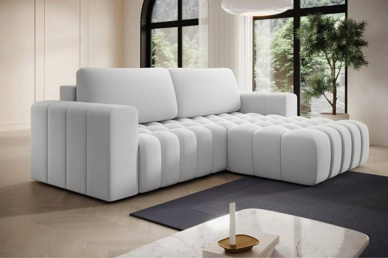 DB-Möbel Ecksofa Kleine Eckcouch mit Schlaffunktion "Bonetti" mit wasserdicht bezug von DB-Möbel