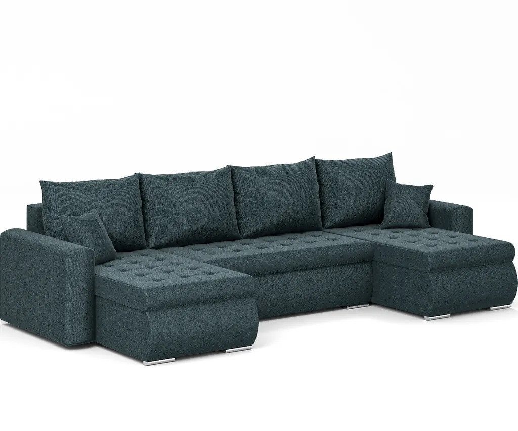 DB-Möbel Ecksofa LIME" Eckcouch U-Form, Sofa, Couch, mit Schlaffunktion, Bettkasten" von DB-Möbel