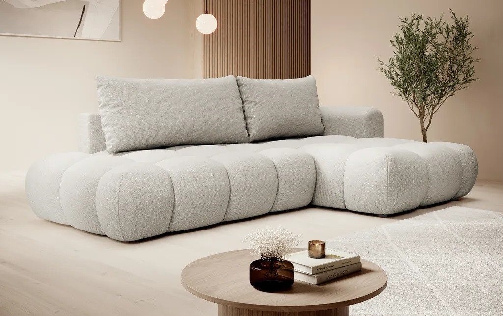 DB-Möbel Ecksofa OMBRE" mit Schlaffunktion, Chenille-Bezug. Sofa vom Hersteller" von DB-Möbel