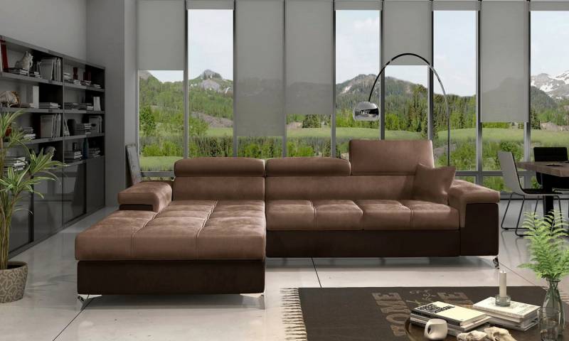 DB-Möbel Ecksofa RIKARDS mit Schlaffunktion 281X205cm. Ecksofa vom Hersteller. von DB-Möbel