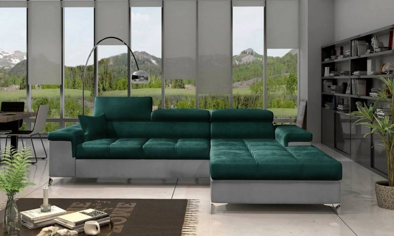 DB-Möbel Ecksofa RIKARDS mit Schlaffunktion 281X205cm. Ecksofa vom Hersteller. von DB-Möbel