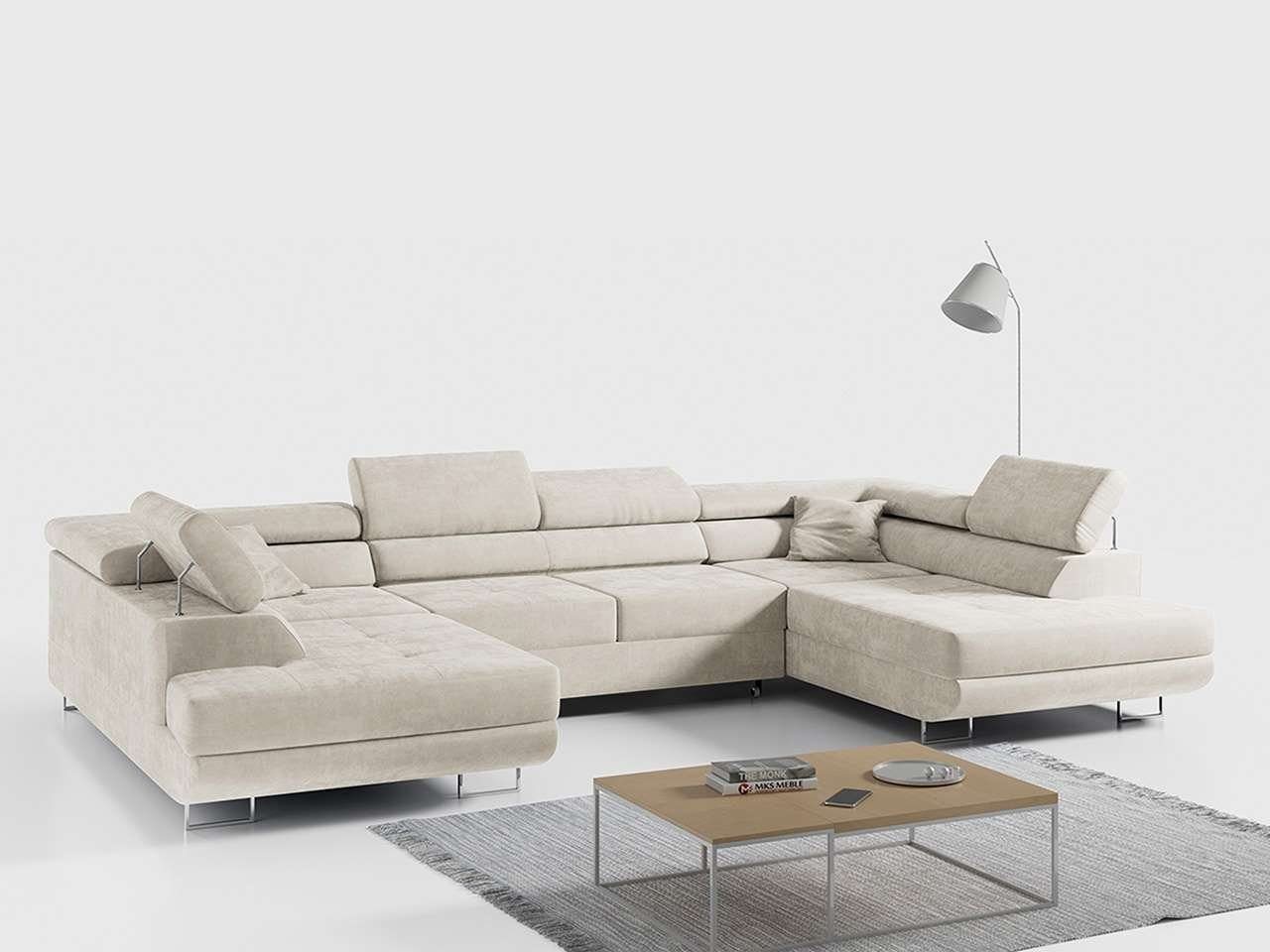 DB-Möbel Ecksofa Venom" U-Form Couch mit Schlaffunktion, Wohnzimmer." von DB-Möbel