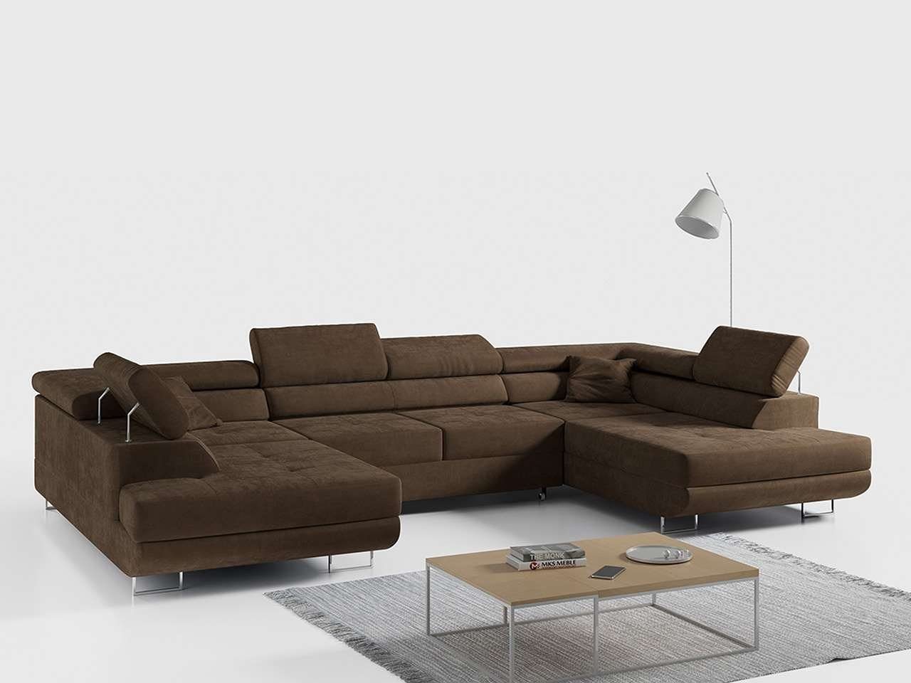 DB-Möbel Ecksofa Venom" U-Form Couch mit Schlaffunktion, Wohnzimmer." von DB-Möbel