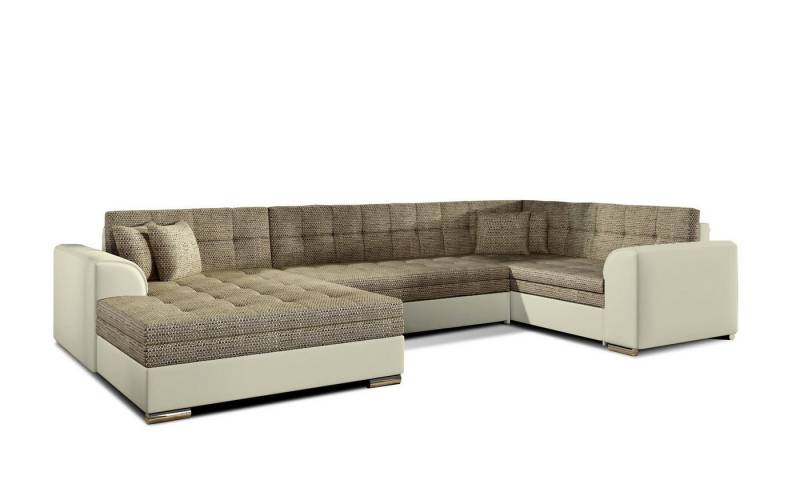 DB-Möbel Ecksofa Wohnlandchaft "Donario" U-Form Mit Schlaffunktion, Ecksofa "Donario" – der perfekte Ort zum Entspannen von DB-Möbel