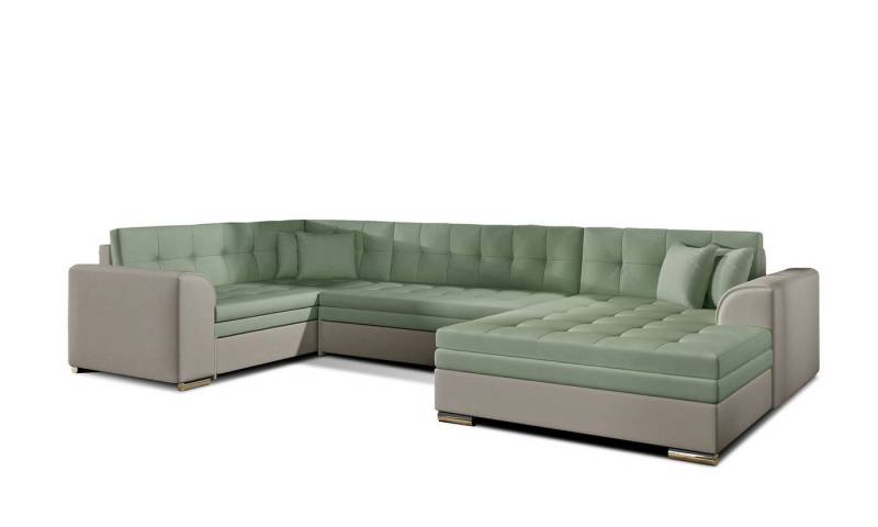 DB-Möbel Ecksofa Wohnlandchaft "Donario" U-Form Mit Schlaffunktion, Ecksofa "Donario" – der perfekte Ort zum Entspannen von DB-Möbel