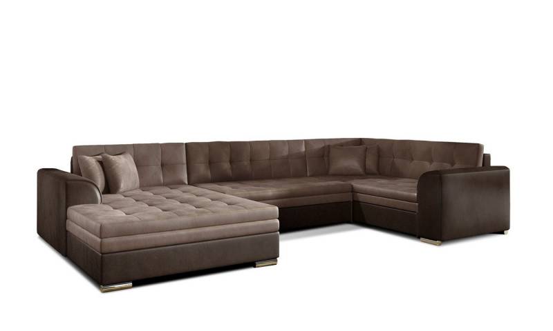 DB-Möbel Ecksofa Wohnlandchaft "Donario" U-Form Mit Schlaffunktion, Ecksofa "Donario" – der perfekte Ort zum Entspannen von DB-Möbel