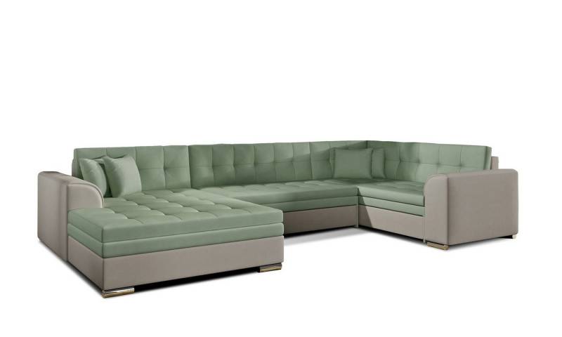 DB-Möbel Ecksofa Wohnlandchaft "Donario" U-Form Mit Schlaffunktion, Ecksofa "Donario" – der perfekte Ort zum Entspannen von DB-Möbel
