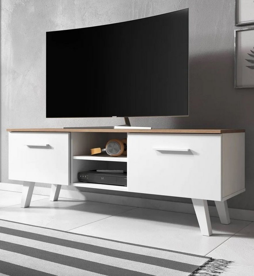 DB-Möbel Lowboard Wiking-mat TV Unterteil 140 x 52 cm von DB-Möbel