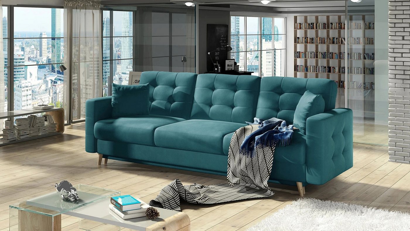 DB-Möbel Sofa "Askard" Dreisitzer-Sofa Modern, Retro oder Skandinavisch. von DB-Möbel