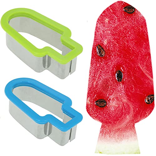 Melon Cutter/Melonenschneider/Watermelon Slice Model/Popsicle Shape Mold/Wassermelonenscheiben-Modell/Wassermelonen Schneider,Melonenschneider,Obstschneider,Melonenausstecher,Obst Schneider von DBHFGJMN