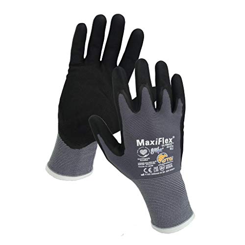 3er Pack MaxiFlex Ultimate, Arbeitshandschuhe, Montagehandschuhe (alle Größen), Größe:8 (M) von ATG