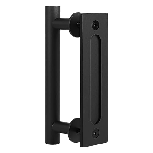 DBREAKS 24CM Scheunentor Griff, Schwarze Türgriffe, Schiebetür zieht-Griff, Küchengriffe, Türdrücker, Scheunentorgriff, Door Handle für Eine Holztür, Schranktür DBREAKS 24CM Scheunentor Griff, Schwarze Türgriffe, Schiebetür zieht-Griff, Küchengriffe, Türdrücker, Scheunentorgriff, Door Handle für Eine Holztür, Schranktür von DBREAKS