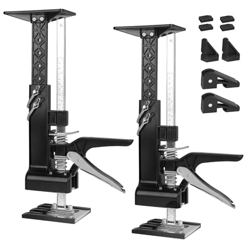 DBREAKS 3-in-1 Multi Arbeitssparender Arm, 2 Pcs Multifunktionale Handhebewerkzeug, mit Schrankwagenheberstützstange & Holzbearbeitungsklemmen, Arm Handwerkzeug Heber, Keramikfliesen Höhenregler von DBREAKS