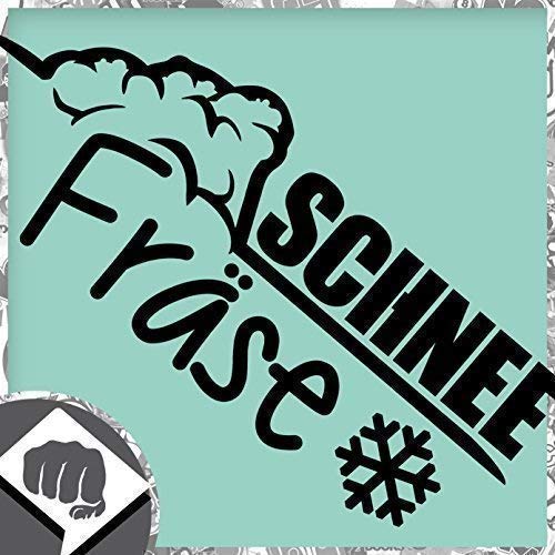 DBSPNCR SCHNEEFRÄSE Winter Auto - Sticker Bomb Aufkleber Decal - Dub DUBWAY (innenklebend, weiß) von DUB SPENCER