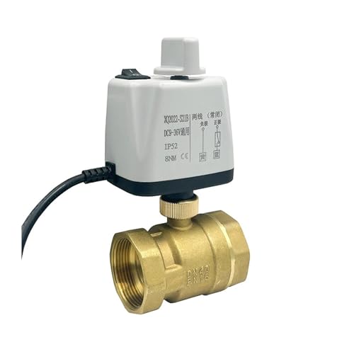1/2" 3/4" 1" 1-1/4" 1-1/2" 2" Motorized Ball Valve with Manual Switch 2-Wire Control Normally Closed Electric Ball Valve 2-Way(Closed-110vac) von DBTGCFPW