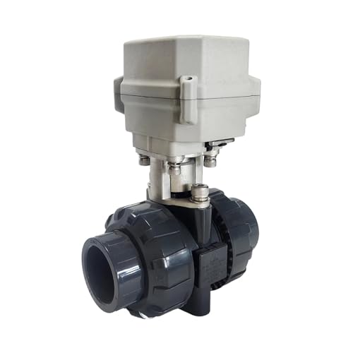 1-1/4“ Electric Automated Ball Valve PVC True Union DN32 Motorized Valve 2/3/5/7 Control Wires Metal Gears(GLUE END-DC12-CR702) von DBTGCFPW