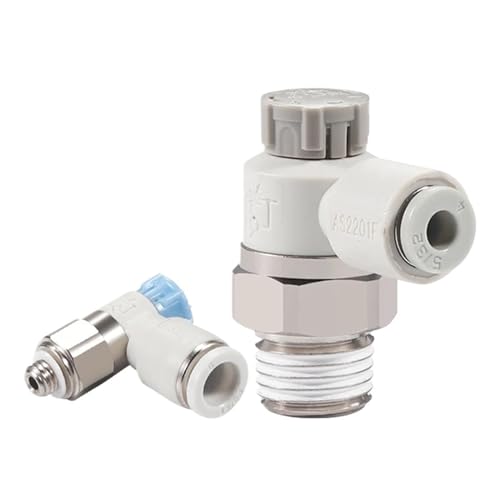 1PCS AS1201F AS2201F 3201F Speed ​​Controller mit One-touch Fitting Meter-out Drossel ventil Pneumatische anschluss(M3-04A,Exhaust Regulating) von DBTGCFPW