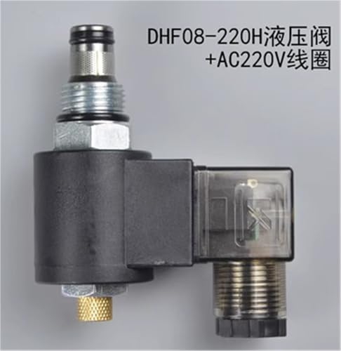 DBTGCFPW Hydraulic Threaded Plug-in Solenoid Valve for Pressure Relief, Two Position Two Normally Closed DHF08-220H LSV08-2NCPM(220V) von DBTGCFPW