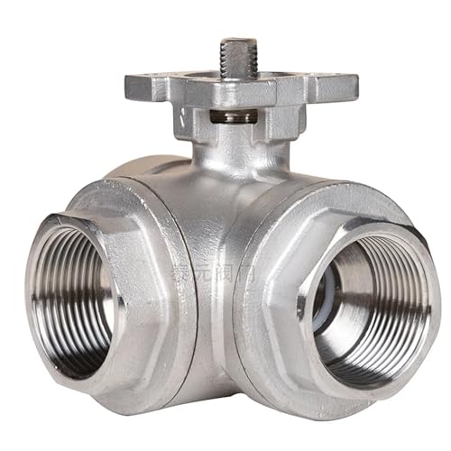 DN50 SS304 stainless steel high platform three-way ball valve T/L type internal thread(T Type) von DBTGCFPW