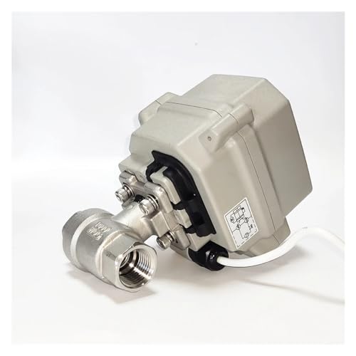 Electric Valve Ethylene Glycol 1/2 inch Motorized Ball Valve Water DC12V or 24V with Manual Override and Position Indicator(DC24-CR702) von DBTGCFPW