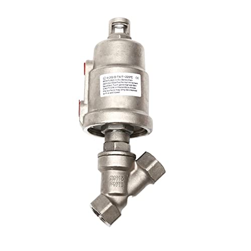 Withstand high Pressure and Temperature Extremes 1/2" 3/4" 1" Stainless Steel Pneumatic Threaded Angle Seat Valve Y Type High Temperature Steam Threaded Angle Seat Valve(Single Acting,0.5 Inch) von DBTGCFPW