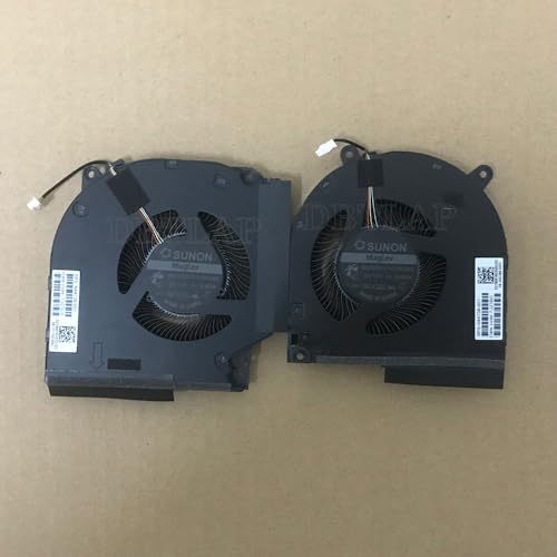 DBTLAP CPU GPU Kühlung Lüfter für HP Gaming VICTUS 9 16-R 16-R0042TX 16-R0076TX 16-S 16-S0000 16-WD 16-WD0063DX TPN-C169 N44738-001 12V 9.6W von DBTLAP