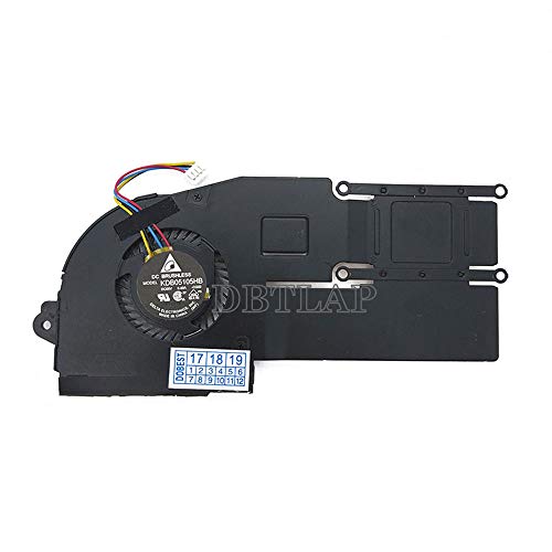 DBTLAP CPU Kühlung Lüfter Kompatibel für ASUS X201E X202E Q200E X201EP X201EV Laptop Heatsink CPU Kühler Kühlung Lüfter von DBTLAP
