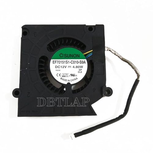 DBTLAP CPU Kühlung Lüfter Kompatible für HP EliteDesk 800 G1 Desk Mini 600 G1 EF70151S1-C010-S9A 768424-001 747932-001 Kühlung Lüfter von DBTLAP