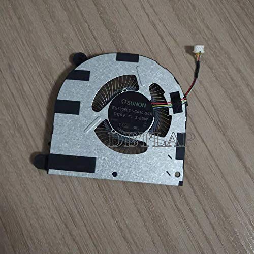 DBTLAP CPU Lüfter Kompatibel für Lenovo Yoga 720S-15 Yangtian V730-15 EG70050S1-C010-S9A DC5V 2.25W Radiator von DBTLAP