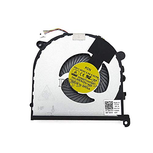 DBTLAP GPU Lüfter für Dell XPS 15 9550 Precision 5510 P/N 0RVTXY RVTXY DFS501105PR0T FG11 von DBTLAP