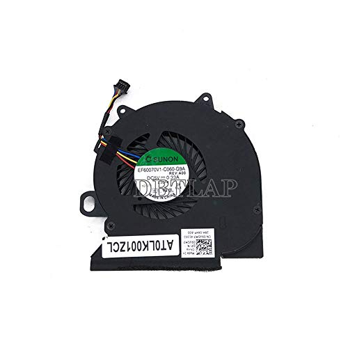 DBTLAP Laptop CPU Lüfter für Dell Latitude E6330 E6430S Kühlung Lüfter SUNON EF60070V1-C060-G9A DC5V 0.33A 9VGM7 CN-09VGM7 DBTLAP Laptop CPU Lüfter für Dell Latitude E6330 E6430S Kühlung Lüfter SUNON EF60070V1-C060-G9A DC5V 0.33A 9VGM7 CN-09VGM7 von DBTLAP