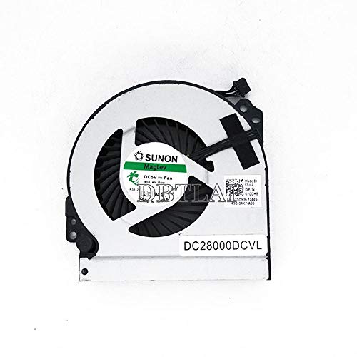 DBTLAP Laptop CPU Lüfter für DELL Precision M6800 Laptop Kühlung Lüfter BATA0716R5H PN01 DC28000DCVL KSB0605HC DA03 07DDM8 DBTLAP Laptop CPU Lüfter für DELL Precision M6800 Laptop Kühlung Lüfter BATA0716R5H PN01 DC28000DCVL KSB0605HC DA03 07DDM8 von DBTLAP