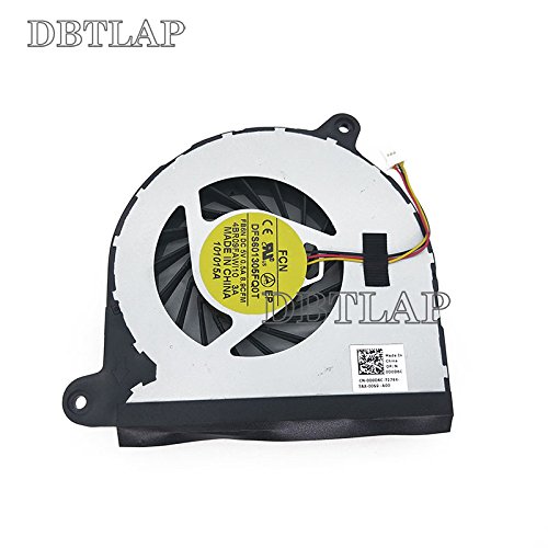 DBTLAP Laptop CPU Lüfter für Dell Inspiron 17R 5720 7720 3760 5720 Turbo INS17TD-2728 KSB0705HA-BK76 Lüfter DFS601305FQ0T FB6N D0D6C Laptop von DBTLAP