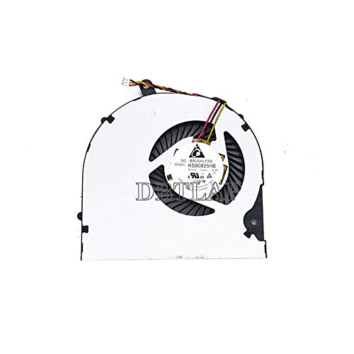 DBTLAP Laptop CPU Lüfter für MODEL KSB0805HB DC05V 0.60A - CL2C Lüfter für H000047200 H000047220 H00047230 Lüfters 3pin New von DBTLAP
