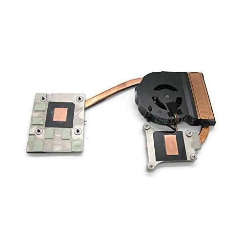 DBTLAP Lüfter Kompatibel für HP Zbook 15 G1 G2 17 G1 G2 Kühlung Lüfter with Heatsink SPS 734291-001 von DBTLAP